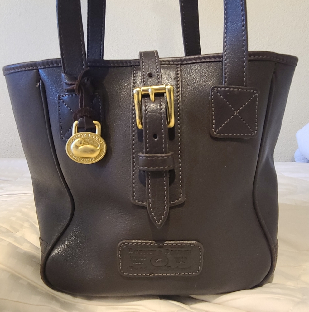 Dark brown Dooney & Bourke